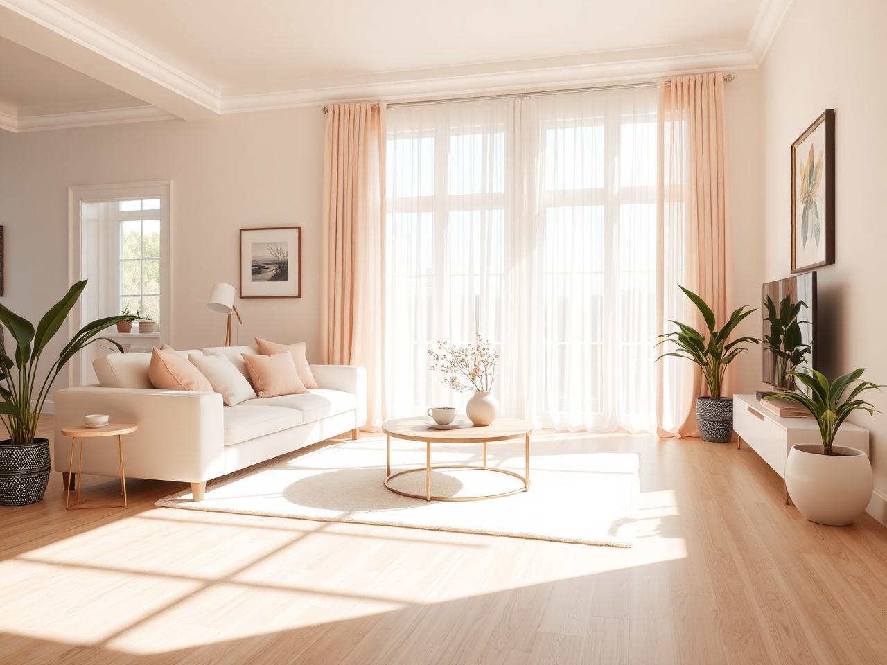 Bright, freshly cleaned Bay Area living room